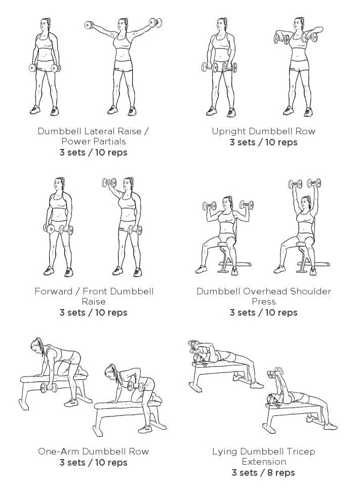 dumbbell arm workouts